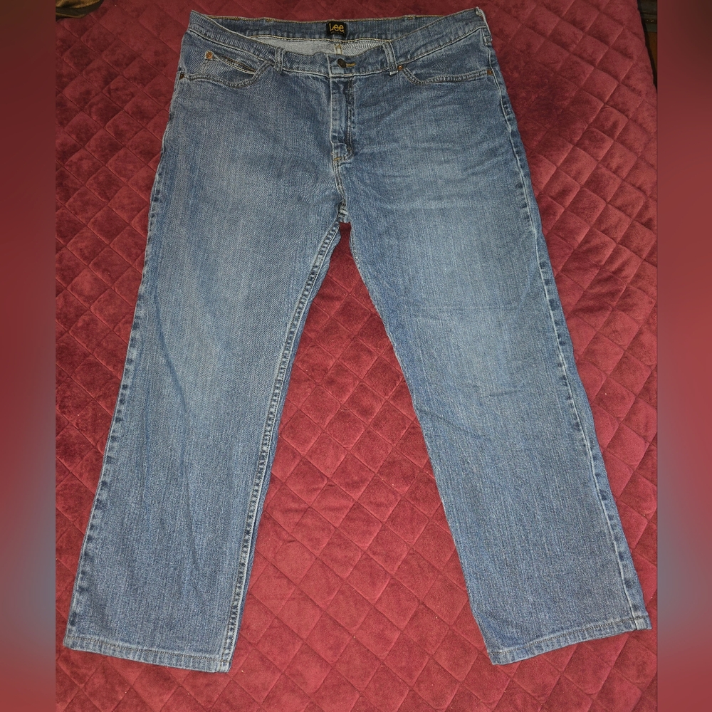 Lee Straight Leg Regular Fit Denim Jeans